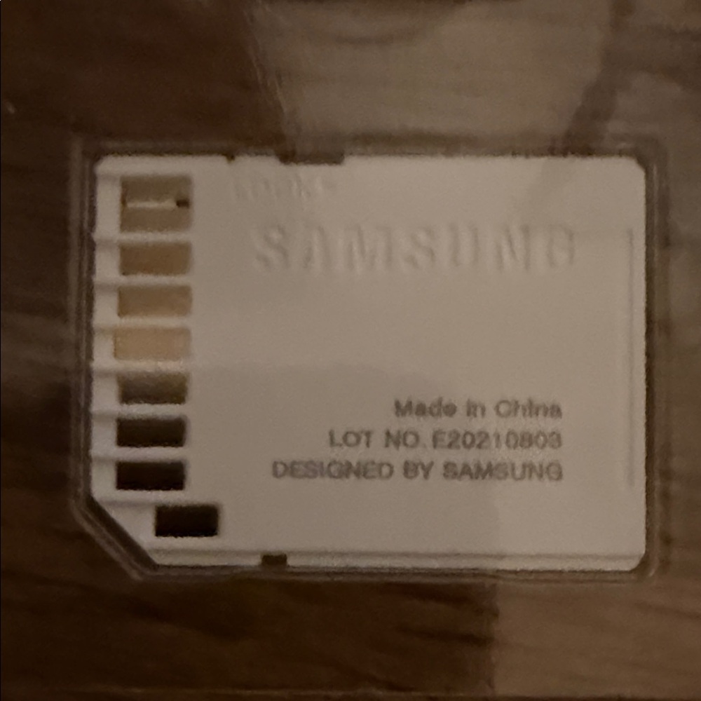 Samsung White MicroSD Card Adapter Insert With Lexar Black SD Card Adapter